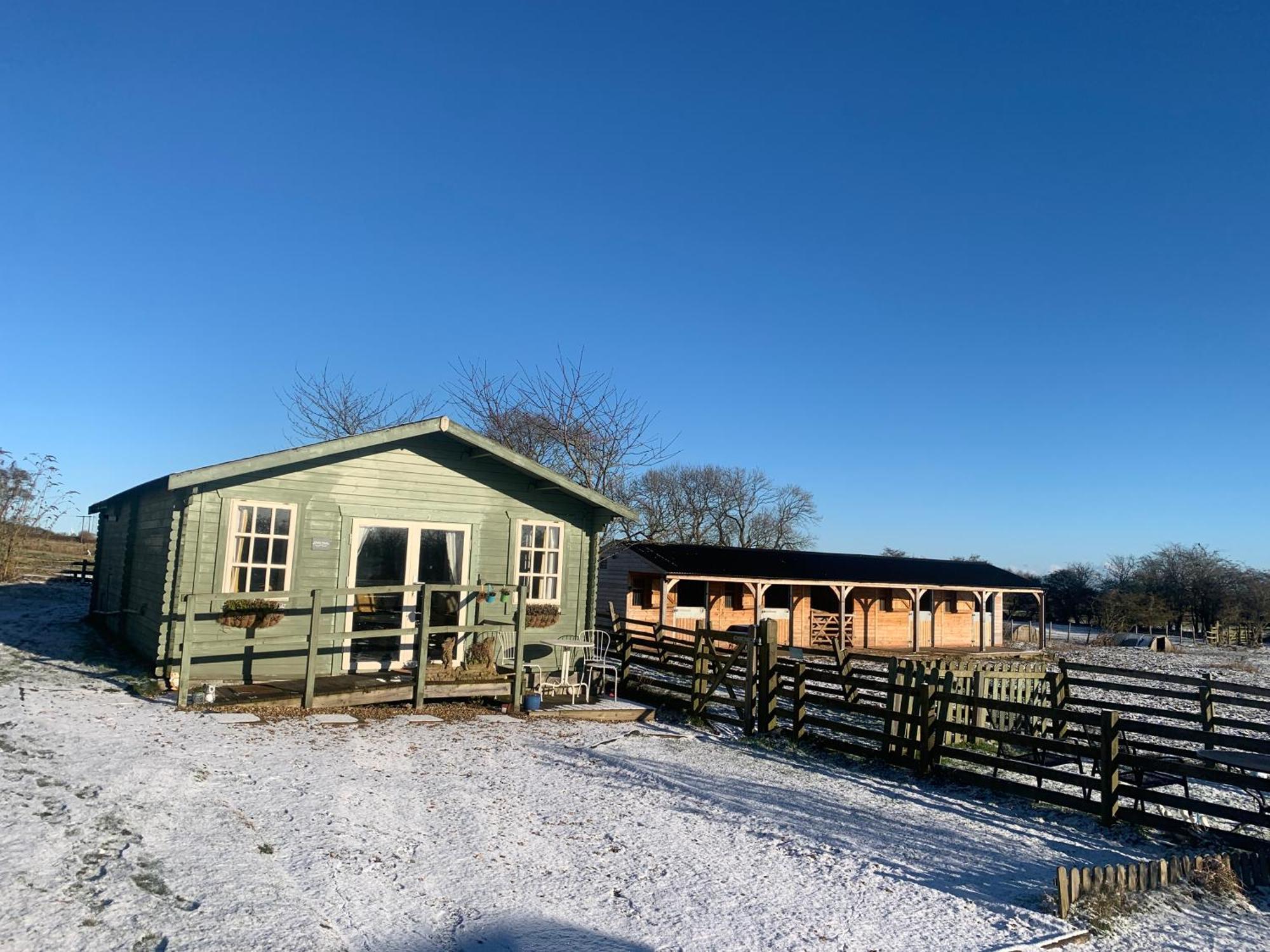 Owls Nest Log Cabin Morpeth Bagian luar foto